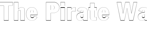 Font : LibraryGothicHeavyOutline Custom Text : The Pirate Way Test your own text here Click to download or to view this font on a tshirt that can be custom printed in Bali