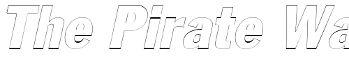 Font : LibraryGothicHeavyOutline-Italic Custom Text : The Pirate Way Test your own text here Click to download or to view this font on a tshirt that can be custom printed in Bali