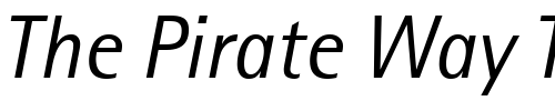 Font : Libre-Sans-Serif-SSi-Italic Custom Text : The Pirate Way Test your own text here Click to download or to view this font on a tshirt that can be custom printed in Bali