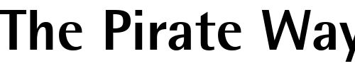 Font : Libre-SemiSans-Black-SSi-Extra-Bold Custom Text : The Pirate Way Test your own text here Click to download or to view this font on a tshirt that can be custom printed in Bali