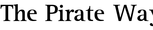Font : LibreSerifSSK-Bold Custom Text : The Pirate Way Test your own text here Click to download or to view this font on a tshirt that can be custom printed in Bali