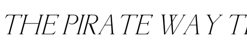 Font : Lichtner-Italic Custom Text : The Pirate Way Test your own text here Click to download or to view this font on a tshirt that can be custom printed in Bali