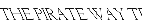Font : Lichtner-Leftie Custom Text : The Pirate Way Test your own text here Click to download or to view this font on a tshirt that can be custom printed in Bali