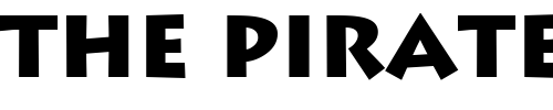 Font : Liddie-Black Custom Text : The Pirate Way Test your own text here Click to download or to view this font on a tshirt that can be custom printed in Bali