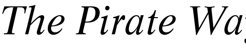 Font : Life-LT-Italic Custom Text : The Pirate Way Test your own text here Click to download or to view this font on a tshirt that can be custom printed in Bali
