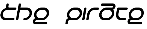 Font : Life-in-Space-Italic Custom Text : The Pirate Way Test your own text here Click to download or to view this font on a tshirt that can be custom printed in Bali