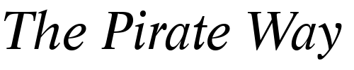 Font : LifeT-Italic Custom Text : The Pirate Way Test your own text here Click to download or to view this font on a tshirt that can be custom printed in Bali