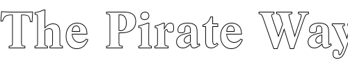 Font : LifeTBolOu1 Custom Text : The Pirate Way Test your own text here Click to download or to view this font on a tshirt that can be custom printed in Bali