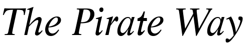 Font : LifeTEE-Italic Custom Text : The Pirate Way Test your own text here Click to download or to view this font on a tshirt that can be custom printed in Bali