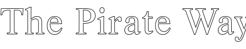 Font : LifeTRegOu1 Custom Text : The Pirate Way Test your own text here Click to download or to view this font on a tshirt that can be custom printed in Bali