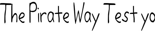 Font : LifetimeCondensed Custom Text : The Pirate Way Test your own text here Click to download or to view this font on a tshirt that can be custom printed in Bali