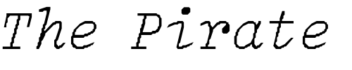 Font : LightItalic-Lig Custom Text : The Pirate Way Test your own text here Click to download or to view this font on a tshirt that can be custom printed in Bali