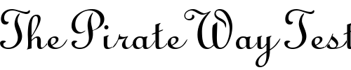 Font : LightScript-Regular Custom Text : The Pirate Way Test your own text here Click to download or to view this font on a tshirt that can be custom printed in Bali