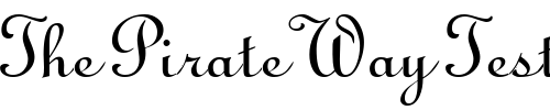 Font : LightScript-Regular-DB Custom Text : The Pirate Way Test your own text here Click to download or to view this font on a tshirt that can be custom printed in Bali