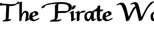 Font : LightWave114-Bold Custom Text : The Pirate Way Test your own text here Click to download or to view this font on a tshirt that can be custom printed in Bali