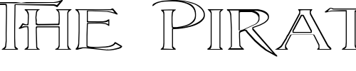Font : Lightfoot-Outline-Extra-expanded-Regular Custom Text : The Pirate Way Test your own text here Click to download or to view this font on a tshirt that can be custom printed in Bali