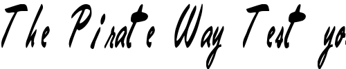 Font : Lighting-Regular Custom Text : The Pirate Way Test your own text here Click to download or to view this font on a tshirt that can be custom printed in Bali