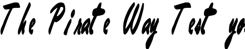 Font : LightingRod60-Bold Custom Text : The Pirate Way Test your own text here Click to download or to view this font on a tshirt that can be custom printed in Bali