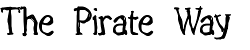 Font : Lights-Out-BRK Custom Text : The Pirate Way Test your own text here Click to download or to view this font on a tshirt that can be custom printed in Bali