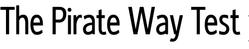 Font : Ligurino-Condensed Custom Text : The Pirate Way Test your own text here Click to download or to view this font on a tshirt that can be custom printed in Bali
