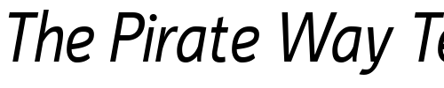 Font : Ligurino-Italic Custom Text : The Pirate Way Test your own text here Click to download or to view this font on a tshirt that can be custom printed in Bali