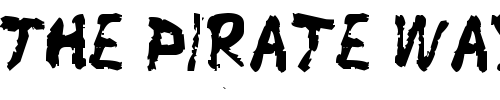 Font : Liitu Custom Text : The Pirate Way Test your own text here Click to download or to view this font on a tshirt that can be custom printed in Bali