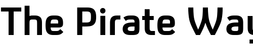 Font : LikeBBC4-Bold Custom Text : The Pirate Way Test your own text here Click to download or to view this font on a tshirt that can be custom printed in Bali