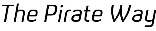 Font : LikeBBC4-Italic Custom Text : The Pirate Way Test your own text here Click to download or to view this font on a tshirt that can be custom printed in Bali