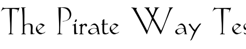 Font : Lilith Custom Text : The Pirate Way Test your own text here Click to download or to view this font on a tshirt that can be custom printed in Bali