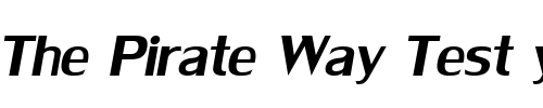 Font : LilyUPC-Italic Custom Text : The Pirate Way Test your own text here Click to download or to view this font on a tshirt that can be custom printed in Bali