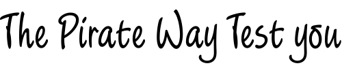 Font : Limehouse-Script Custom Text : The Pirate Way Test your own text here Click to download or to view this font on a tshirt that can be custom printed in Bali