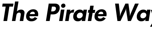 Font : Limerick-DemiBoldIta Custom Text : The Pirate Way Test your own text here Click to download or to view this font on a tshirt that can be custom printed in Bali