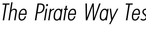 Font : Limerick-LightCondIta Custom Text : The Pirate Way Test your own text here Click to download or to view this font on a tshirt that can be custom printed in Bali