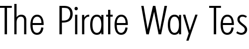 Font : LimerickCond-Serial-Light-Regular Custom Text : The Pirate Way Test your own text here Click to download or to view this font on a tshirt that can be custom printed in Bali