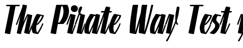 Font : Linotype-Gneisenauette-Bold Custom Text : The Pirate Way Test your own text here Click to download or to view this font on a tshirt that can be custom printed in Bali
