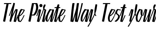 Font : Linotype-Gneisenauette-Light Custom Text : The Pirate Way Test your own text here Click to download or to view this font on a tshirt that can be custom printed in Bali