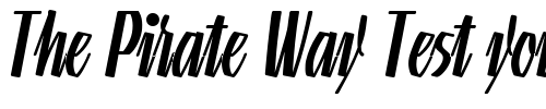 Font : Linotype-Gneisenauette-Regular Custom Text : The Pirate Way Test your own text here Click to download or to view this font on a tshirt that can be custom printed in Bali