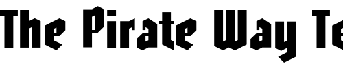 Font : Linotype-Gotharda Custom Text : The Pirate Way Test your own text here Click to download or to view this font on a tshirt that can be custom printed in Bali