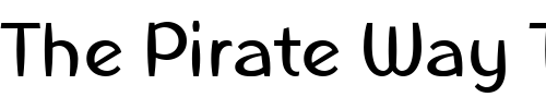 Font : Linotype-Inagur-Regular Custom Text : The Pirate Way Test your own text here Click to download or to view this font on a tshirt that can be custom printed in Bali