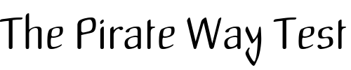 Font : Linotype-Mild Custom Text : The Pirate Way Test your own text here Click to download or to view this font on a tshirt that can be custom printed in Bali