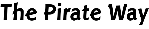 Font : Linotype-Pisa-Bold Custom Text : The Pirate Way Test your own text here Click to download or to view this font on a tshirt that can be custom printed in Bali