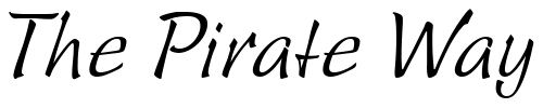 Font : Linotype-Sallwey-Script Custom Text : The Pirate Way Test your own text here Click to download or to view this font on a tshirt that can be custom printed in Bali