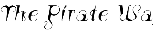 Font : Linotype-Sicula-Oblique Custom Text : The Pirate Way Test your own text here Click to download or to view this font on a tshirt that can be custom printed in Bali