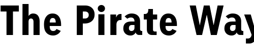 Font : Linotype-Tetria-Black-Tab Custom Text : The Pirate Way Test your own text here Click to download or to view this font on a tshirt that can be custom printed in Bali