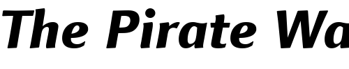 Font : LinotypeFinneganOsF-ExtraBoldItalic Custom Text : The Pirate Way Test your own text here Click to download or to view this font on a tshirt that can be custom printed in Bali