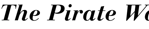 Font : LinotypeGianotten-BoldItalic Custom Text : The Pirate Way Test your own text here Click to download or to view this font on a tshirt that can be custom printed in Bali