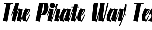 Font : LinotypeGneisenauette-Black Custom Text : The Pirate Way Test your own text here Click to download or to view this font on a tshirt that can be custom printed in Bali