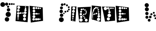 Font : LinotypeKropki Custom Text : The Pirate Way Test your own text here Click to download or to view this font on a tshirt that can be custom printed in Bali