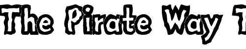 Font : LinotypeMega-Normal Custom Text : The Pirate Way Test your own text here Click to download or to view this font on a tshirt that can be custom printed in Bali