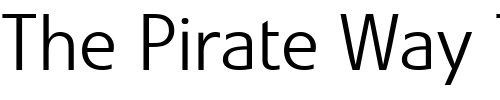 Font : LinotypeVeto-Light Custom Text : The Pirate Way Test your own text here Click to download or to view this font on a tshirt that can be custom printed in Bali